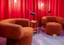 do 3d studio design, talk show studio, media studio, podcast studio